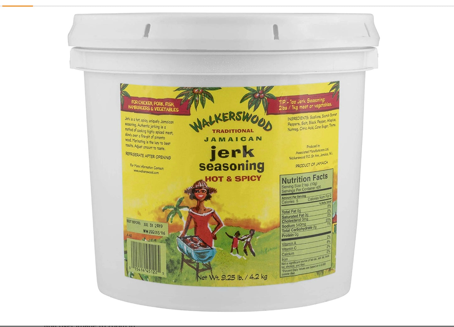 Walkerswood Jerk Seasoning (128fl oz)